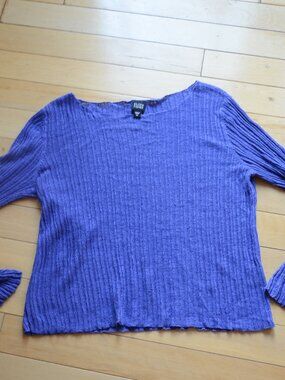 Eileen Fisher 100% Linen Sweater Size XL